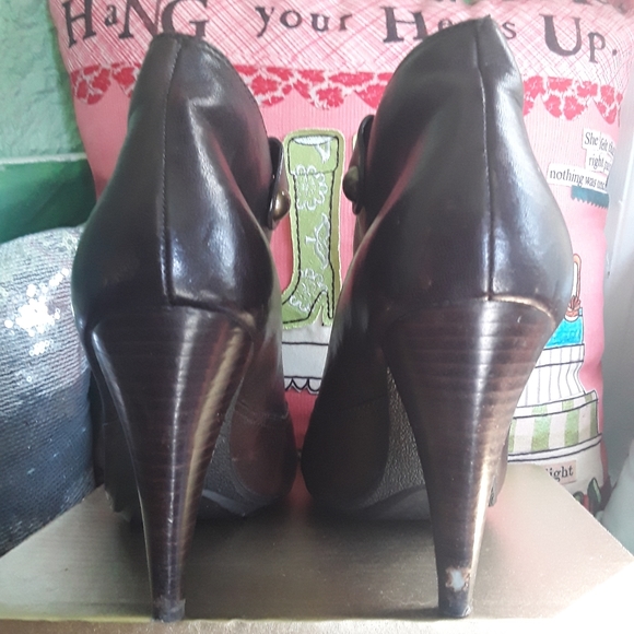 coach brown booties - Picture 7 of 7